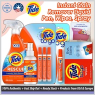 Tide To Go Instant Stain Remover Pen or 10 Wipes per Box - USA Products