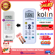 Remote for KOLIN AIRCON Remote Universal for KOLIN AIRCON WINDOW TYPE AC Remote NON-INVERTER or FULL