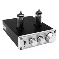 TUBE-03 Mini HiFi Audio Preamplifier 6K4 Vacuum Tube Amplifier Buffer Treble Bass Adjustment RCA Pre