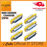 DB25 25Pin Gender Changer Adapter | DB25 M-M / DB25 M-F / DB25 F-F Parallel Port Connector for Print
