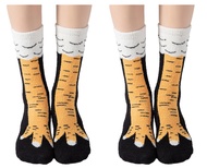 Adult Funny Gifts Gag White Elephant Gifts Christmas Stocking Stuffers Fuzzy Chicken Leg Grippy Sock