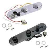 youn 3 Way Wired Loaded Prewired Control Plate Harness Switch Knobs for TL Tele Telecaster Guitar Pa