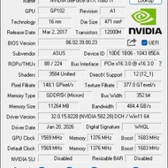 ROG STRIX GTX1080Ti NVIDIA GPU 顯示卡