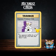 Pokemon Celebrations Imposter Professor Oak 073/102 English Card
