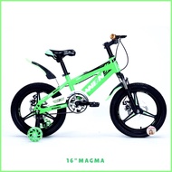🚩โช๊คหน้า+วงล้อแม็ก+ดิสก์เบรคหน้า-หลัง🚩 จักรยานเด็ก 16นิ้ว MAGMA WINN รถจักรยานเด็ก สุดเท่ห์ จักรยานเด็กผู้ชาย จักรยาน