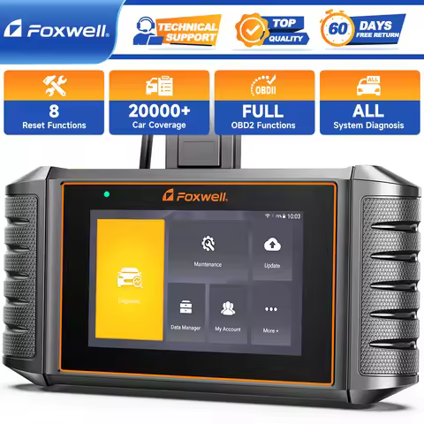 FOXWELL NT726 OBD2 Car Scanner Professional All System 12+ Reset Bidirectional Control Diagnostic Sc