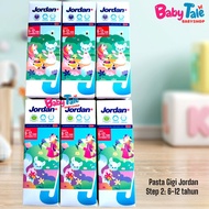 Jordan Kids Toothpaste Step 1 (0-5 Years) | Step 2 (6-12 years) - Children's Toothpaste