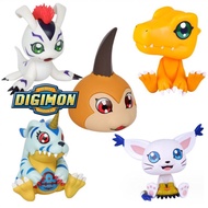 Digimon Adventure Agumon Tailmon 12cm Mini Figure Decoration