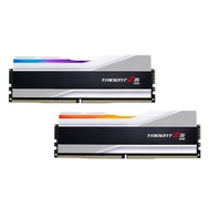 32GB (16GBx2) DDR5 7200MHz RAM (หน่วยความจำ) G.SKILL TRIDENT Z5 RGB (INTEL XMP) (METALLIC SILVER) (F5-7200J3445G16GX2-TZ5RS)