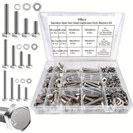 448pcs M5 M6 M8 Bolt and Screw Combination Stainless Steel Metric Bolt Combination Nut and Bolt Set