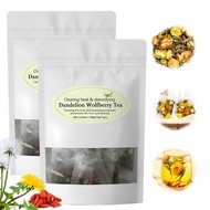 Dandelion Wolfberry Tea, Supports Kidneys & Liver Health Tea, Seven Herbal Ingredients Natural Blend