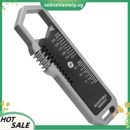 Wrench 3/16 to 3/4 Inch 5 to 19mm Adjustable Wrench with Detachable Pocket Clip for Outdoor Maintena