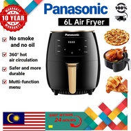 [COD] Panasonic air fryer 6L oil-free fryer large capacity multi-function easy to clean non-stick fr