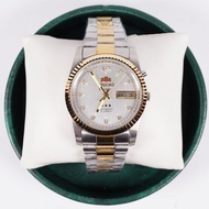 นาฬิกาข้อมือชาย Orient Automatic Mechanical แบบวินเทจสไตล์ย้อนยุคแบบลำลอง นาฬิกาข้อมือ LED แสงสว่างก