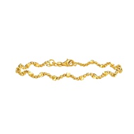 Goldheart 916 Gold Crest Bangle