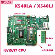 i3-4th 0G UMA i3-4th 0G UMA X540LJ I3/I5/I7 CPU 0G/4G-RAM UMA / DIS Notebook Mainboard For ASUS X540 X540L X540LA X540LJ F540L Laptop Motherboard
