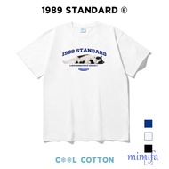 1989 STANDARD ARCH CHARMING CAT Cool Cotton Oversized Fit Short Sleeve Tshirts