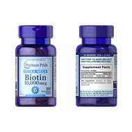 Puritan's Pride Biotin 10,000 mcg / 100 Softgels