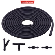 SMARTSIMPLE 2m Automotiv Car Wiper Blade Pipe Windshield Wiper Tube Windshield Washer Hose Connector