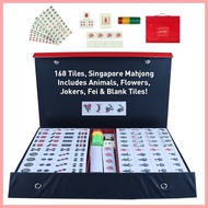 [EXPRESS DELIVERY!] Mahjong Tiles Set (Jade White Edition) 168 TILES - Family Gathering A2