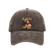 Rapper Tupac Love Vintage Men's Fashion Fun Washed Printed Sunshade Baseball Hat