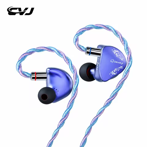 CVJ Aria In-Ear Earphones 10mm Dynamic Driver HIFI IEM Adjustable Tuning Nozzle CNC Aviation Grade C