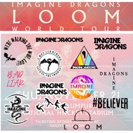 Imagine Dragons LOOM World Tour Malaysia Concert tattoo sticker/ BUY 3 FREE 1
