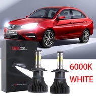 For Proton Saga VVT (Year 2016-2020) - 2pc 6000K white 80W Car LED Headlamp LED Headlight Bulbs