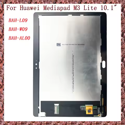 NEW For Huawei Mediapad M3 Lite 10.1" BAH-AL00 BAH-L09 BAH-W09 LCD Display Touch Screen Digitizer Gl