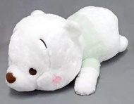 白色小熊維尼White Pooh 睡姿趴姿絨毛公仔