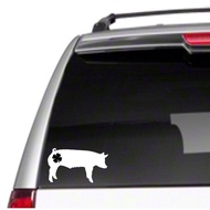4-H Pig 4H Car Vinyl Sticker Decal club show market hog swine *J3*