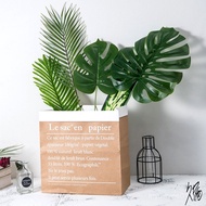 Green Fiddle Leaf Fig Kindergarten Soft Decoration Monstera Home Green Leaves Monstera Bonsai Artifi