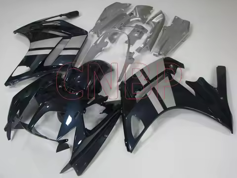 Motorcycle Fairing FJR 1300 2002 - 2006 Silver Dark Blue Fairings for YAMAHA FJR 1300 2004 Body Kits
