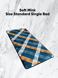 Carpet Mink Single Bed Size 90X180CM High Quality Ready Stok