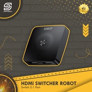 [JaVis] Robot Switcher 2in 1out HDMI Splitter HDMI Switcher 2 Input 1 Output