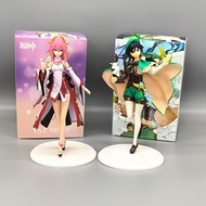 Genshin Impact Yae Miko Venti Action Figure Hutao Zhongli Xiao Kazuha Lumine Ayaka Model Dolls Toys 