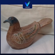 8" Solid Grain Woodcraft Bird