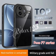 For Poco F7 Ultra 5G Minimalist Clear Hard Plain Edge Phone Case For Xiaomi Poco F7 Pro 5G Poco F7 U