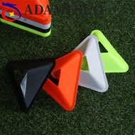 ADAMESUO 5PCS Soccer Ball Training Disc, Speed Training Marker Football Triangle Logo Plate, Obstacl