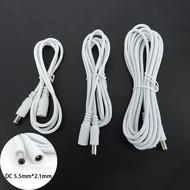 DC 12V 24V Power Cable 5.5x2.1mm Female to Male 1m/1.5m/3m/5m 22AWG 3A Extension Cord for LED CCTV R