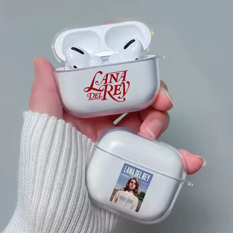 I Love Lana Del Rey Singer Poster Earphone Case Fo Apple AirPods Pro 1 2 3 Case TV Show Clear Headph