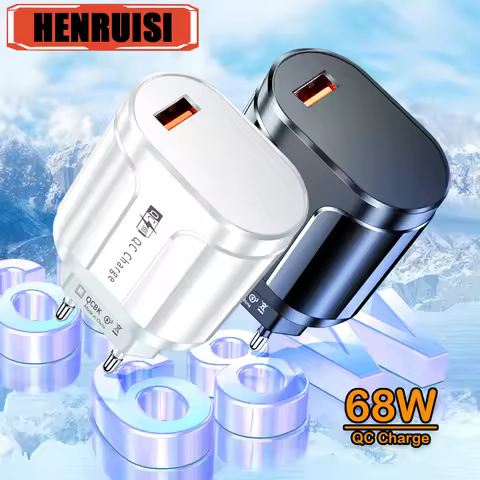 68W USB Charger Portable Wall Charger For Xiaomi iPhone1514 Samsung Huawei Fast Charging Universal P