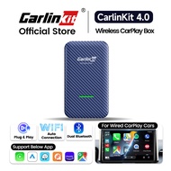 CarlinKit 4.0 & 3.0 Wireless Apple CarPlay & Wireless Android Auto Adapter Plug and Play Smart CarPl