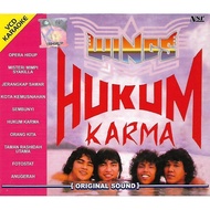 Wings Hukum Karma VCD Karaoke Original Vokal Lagu Rock Melayu Original New And Sealed