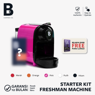 B Coffee Co. Freshman Mesin Kopi Kapsul - Nespresso Compatible Capsule Starter Kit Pemula
