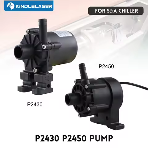KINDLELASER Water Pump P2430 P2450 Pump for S&A Industrial Chiller CW3000 TG(DG) CW5000 TG(DG) CW520