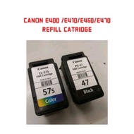 CANON PG47/CL 57S REFILL CATRIDGE FOR CANON E SERIES PRINTER