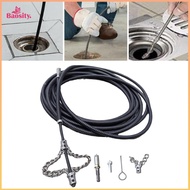 Drain Cleaner Snake Drain Unblocker Cleaning Tool Spring with Connector Clog Remover Dredging Tools