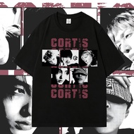 CORTIS Full Group: MINJAE, DOYOON, HYUNWOO, TAEWOON, JUNSEO Portrait T-Shirt | 100% Cotton Band Grap