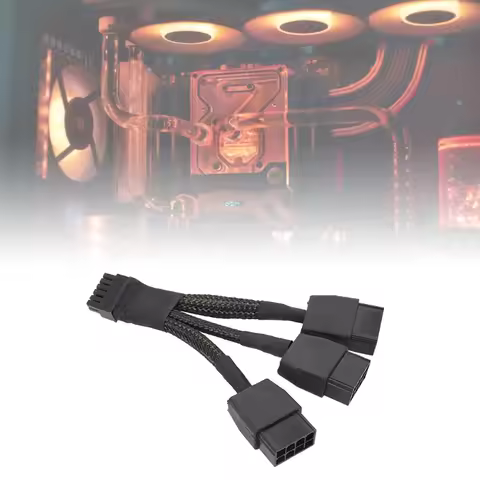 1PC for NVIDIA Ampere RTX3060ti RTX3070 RTX3080 RTX3090 18AWG 3x8pin PCI-e to 12Pin PCI-e 12VHPWR Co